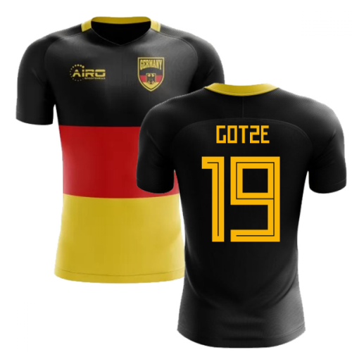 2024-2025 Germany Flag Concept Football Shirt (Gotze 19) - Kids