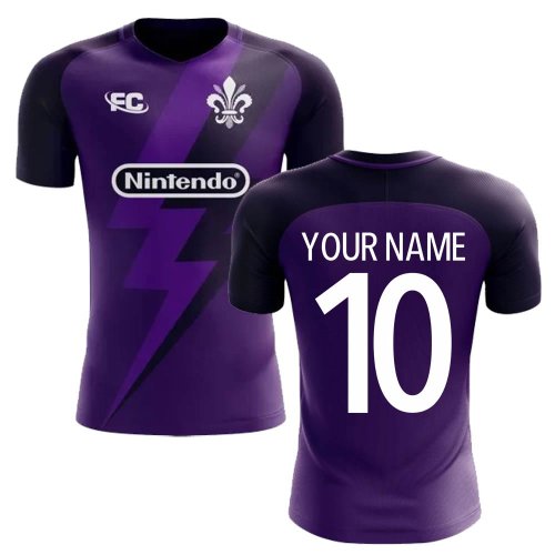 2024-2025 Fiorentina Fans Culture Home Concept Shirt (Your Name) -Kids