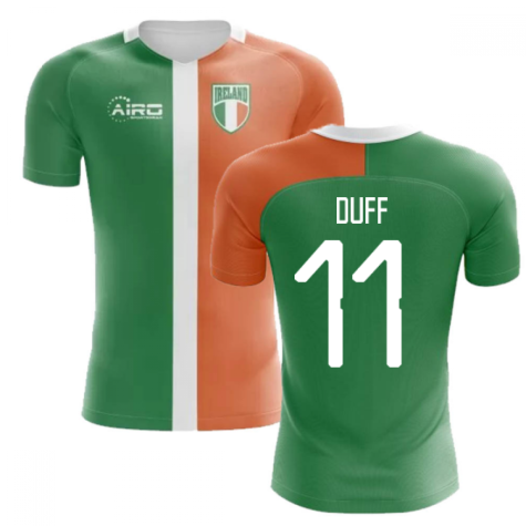 2024-2025 Ireland Flag Concept Football Shirt (Duff 11) - Kids