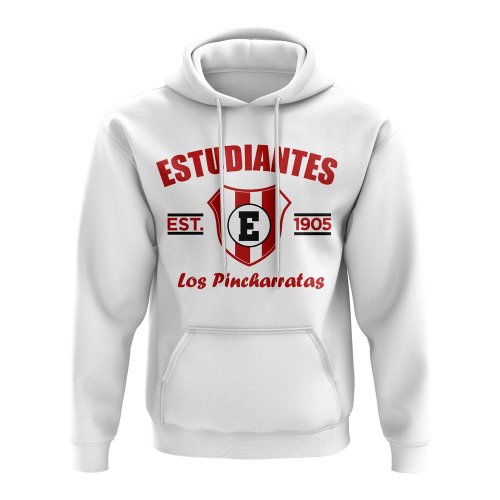 Estudiantes Established Football Hoody (White)