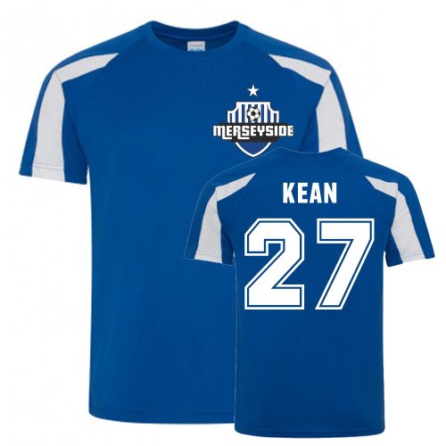 Moise Kean Everton Sports Training Jersey (Blue-White)