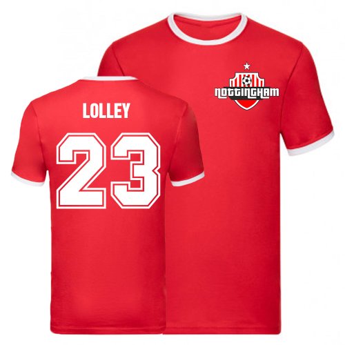 Joe Lolley Nottingham Forest Ringer Tee (Red)