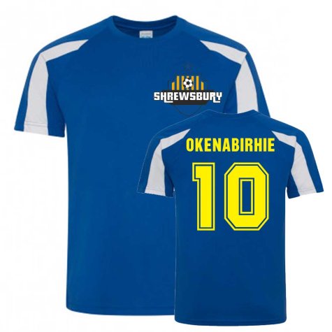 Fejiri Okenabirhie Shrewsbury Sports Training Jersey (Blue)