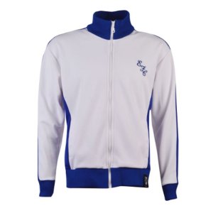 Everton Retro Track Top (White)