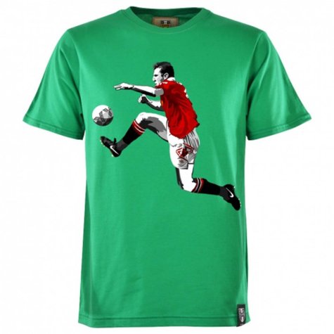 Manchester Reds Retro Cantona T-Shirt (Green)