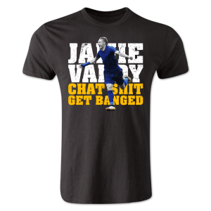Jamie Vardy Leicester City Player T-Shirt (Black) Jamie Vardy Leicester City Player T-Shirt (Black)