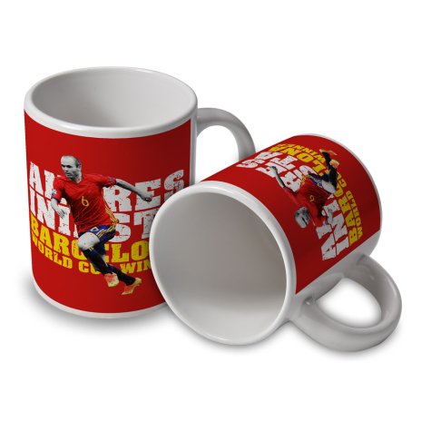 Andres Iniesta Spain Player Mug