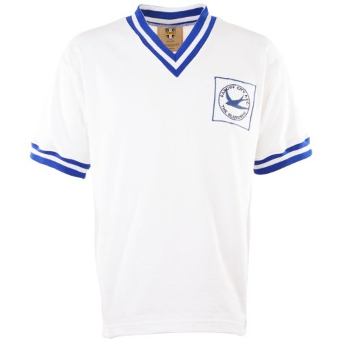 Cardiff City 1960s Away Retro Football Shirt