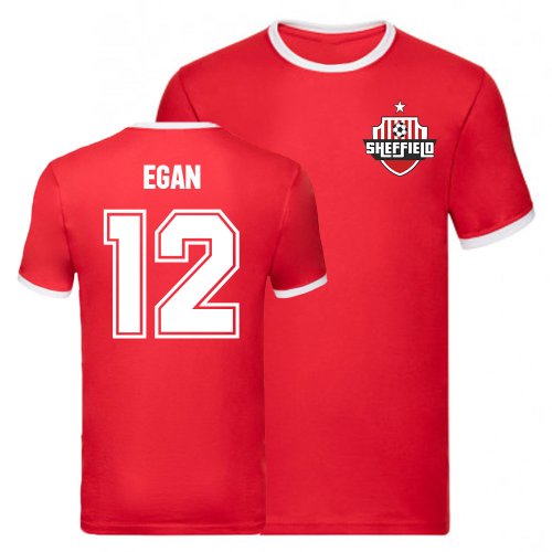 John Egan Sheffield United Ringer Tee (Red)