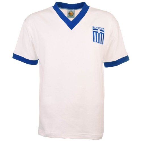 Greece 1980s Away Retro Football Shirt