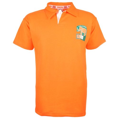 Ivory Coast 1980s Retro Football Shirt