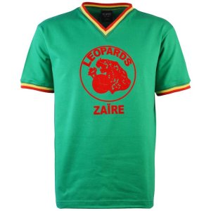 Zaire V-Neck 1974 World Cup Retro Football Shirt