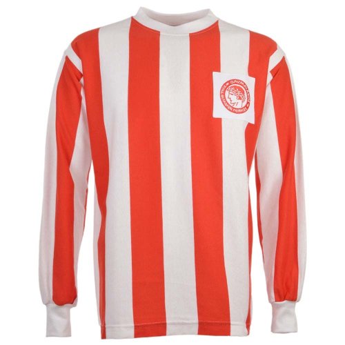 Olympiakos 1970s Retro Football Shirt