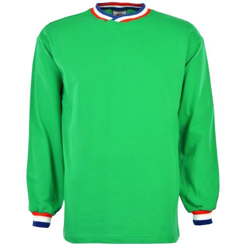 St Etienne Long Sleeve Retro Football Shirt