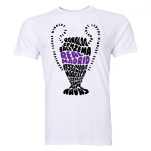 Real Madrid Champions League Trophy Winners T-shirt (White) - Kids Real Madrid Champions League Trophy Winners T-shirt (White) - Kids