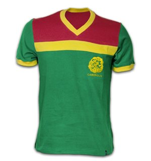 Cameroon 1989 Short Sleeve Retro Shirt 100% cotton