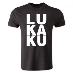 Romelu Lukaku Man Utd T-Shirt (Black/White) Romelu Lukaku Man Utd T-Shirt (Black/White)