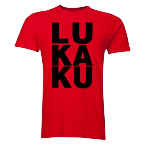 Romelu Lukaku Man Utd T-Shirt (Red/Black)