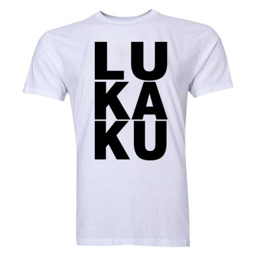 Romelu Lukaku Man Utd T-Shirt (White/Black)