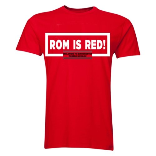 Romelu Lukaku ROM Is Red T-Shirt (Red)