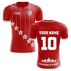 2024-2025 Liverpool 6 Time Champions Concept Football Shirt (Your Name)