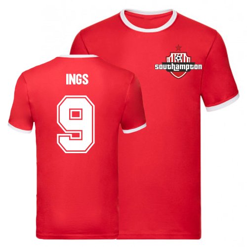 Danny Ings Southampton Ringer Tee (Red)