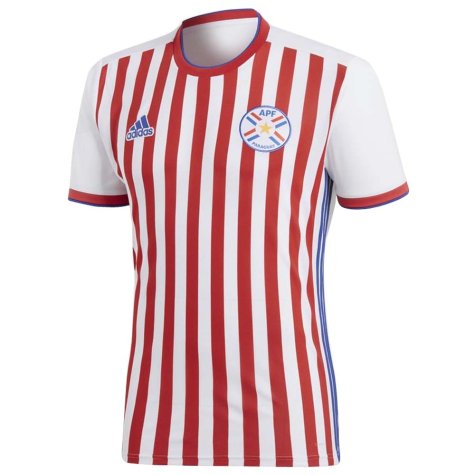 2018-2019 Paraguay Home Adidas Football Shirt