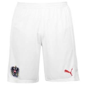 2018-2019 Austria Puma Home Shorts (White)