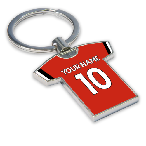 Personalised Man Utd Key Ring