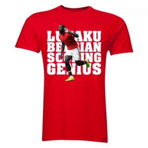 Romelu Lukaku Man Utd Player T-Shirt (Red) Romelu Lukaku Man Utd Player T-Shirt (Red)