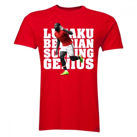 Romelu Lukaku Man Utd Player T-Shirt (Red)