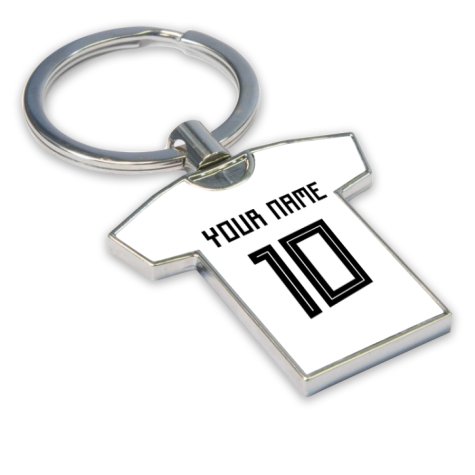 Personalised Germany Football Shirt Key Ring