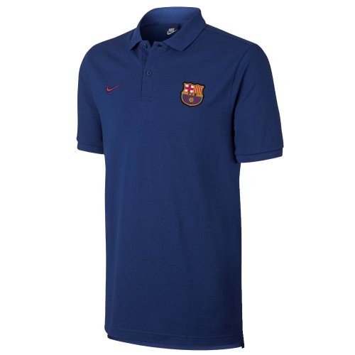 2017-2018 Barcelona Nike Core Polo Shirt (Deep Royal)