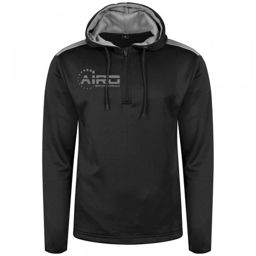 Airo Sportswear Heritage Hoody (Black-Silver)