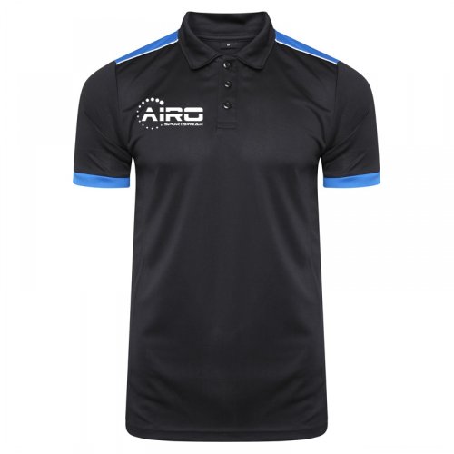 Airo Sportswear Heritage Polo Shirt (Black-Royal)