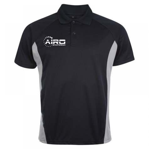 Airo Sportswear Matchday Polo Shirt (Navy-Silver)