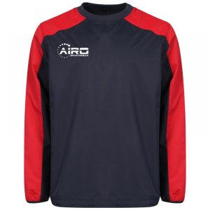 Airo Sportswear Pro Windbreaker (Navy-Red)