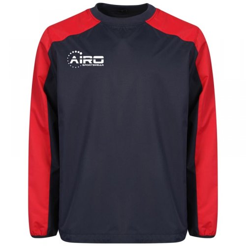 Airo Sportswear Pro Windbreaker (Navy-Red)