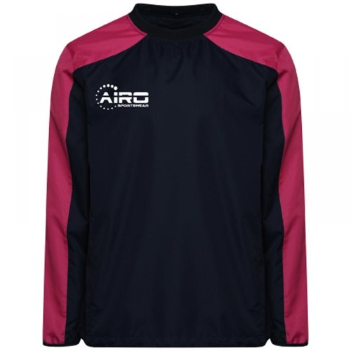 Airo Sportswear Pro Windbreaker (Black-Maroon)