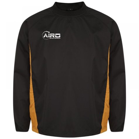 Airo Sportswear Team Windbreaker (Black-Amber)