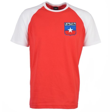 Chile 2018 Raglan Retro Football Shirt