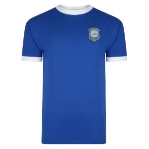 Score Draw Brazil 1970 World Cup Away Final shirt