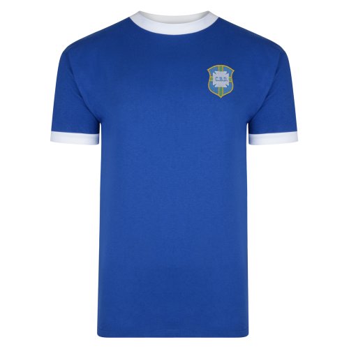 Score Draw Brazil 1970 World Cup Away Final No10 Shirt