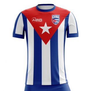 2024-2025 Cuba Home Concept Football Shirt - Adult Long Sleeve