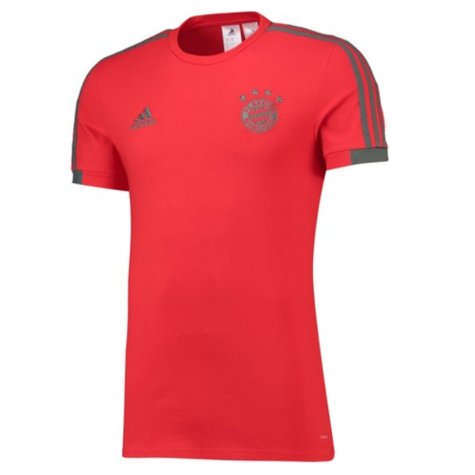 2018-2019 Bayern Munich Adidas Training Tee (Red)