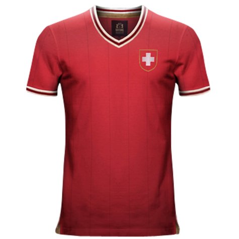 Vintage Switzerland Home Soccer Jersey