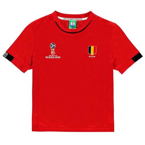 Belgium FIFA World Cup 2018 Poly T Shirt (Red) - Kids