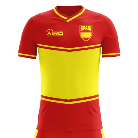 2024-2025 Spain Flag Home Concept Football Shirt - Womens