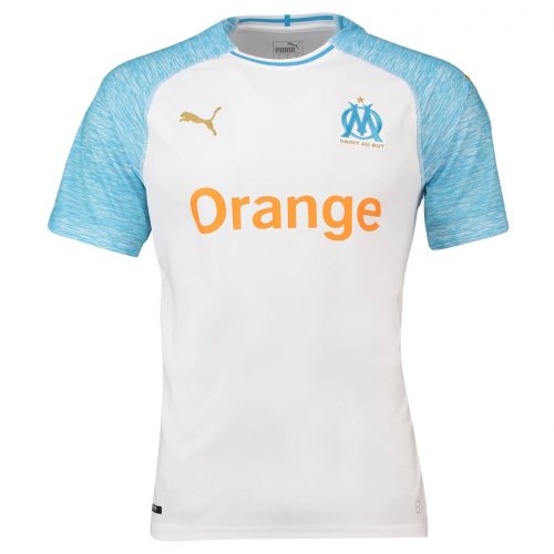 2018-2019 Olympique Marseille Puma Home Football Shirt