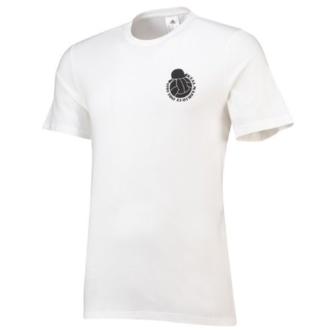 2018-2019 Real Madrid Adidas Graphic Tee (White) - Kids